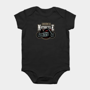 American Motorcycles Bikers Road Baby Bodysuit